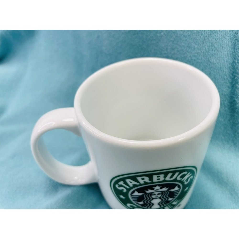 Starbucks 2005 White Ceramic 9 Ounce Classic Green Mermaid Coffee Tea Cup Mug - Picture 2 of 9